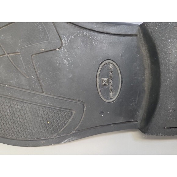 Sandro Moscolini Mens Soft Black Leather Ankle Boots Chukka Sz 14 D Great Cond - Picture 11 of 13